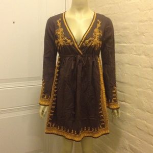 Lucky Brand Bali Inspired Tunic Dress, Tory Burchesque (Boho style)